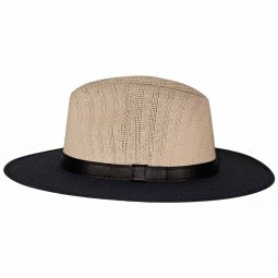 Two Tone Big Brim Hat